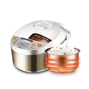 限地区# Midea  美的 WFD4015 一键智能可预约电饭煲 4L 159元包邮