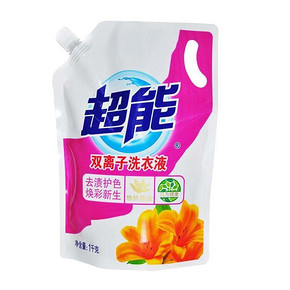 超能 双离子焕彩新生 洗衣液 1kg*2件 17.8元(买2付1)