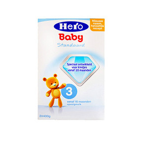 荷兰Hero Baby 美素 婴儿奶粉3段 800g/盒*4盒  215元包邮(435-220)