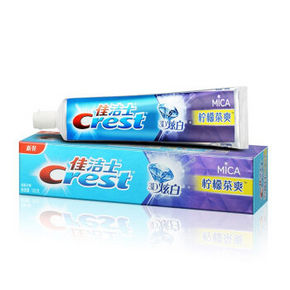 Crest 佳洁士 3D炫白 柠檬茶爽牙膏 180g 折9.5元(5件6折)