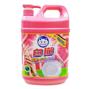 白猫 去油+护手洗洁精 2000g 10.9元