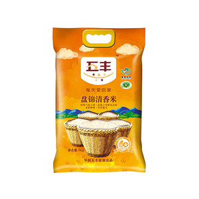 限地区# 五丰 东北大米 盘锦大米 盘锦清香米 5kg 28.9元