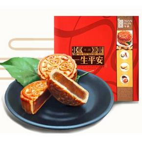 年润 传统广式月饼礼盒4口味8个装 500g 18元包邮(38-20元券)