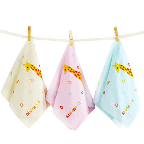 前5分钟半价# 三利家纺 纯棉卡通纱布童巾 6条装 11.5元包邮(22.9-11.4)