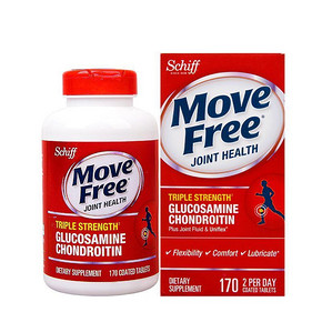 Schiff Move Free氨基维骨力红瓶170粒*2瓶 券后279元包邮