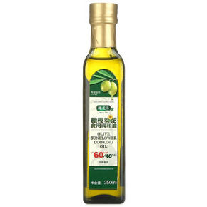 AGRIC 阿格利司 高配比橄榄葵花调和油 250ml*2瓶 12.8元(买2免1)