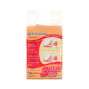 限地区# 强生 娇嫩倍护 婴儿湿巾 80片*3包 折16.3元(28.9，188-88)