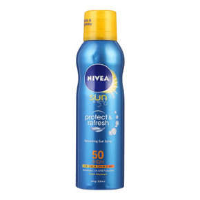 妮维雅 冰爽透明防晒气雾 SPF50 200ml+凑单 88元(188-100)