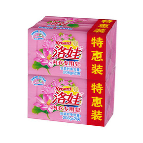 洛娃 内衣洗衣皂 208g×4块 折9.9元(19.9，3件5折)