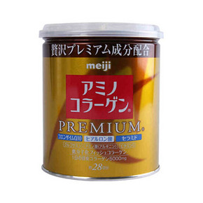 日本进口 meiji 明治 金罐胶原蛋白粉 200g 约40元(69，199-100+税)
