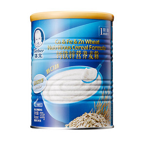 Gerber 嘉宝 婴幼儿钙铁锌营养米粉 1段 225g 23.9元