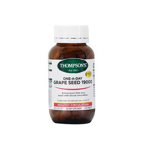 汤普森 葡萄籽精华 19000mg*120粒*2瓶 143.2元包邮(买2免1+税)
