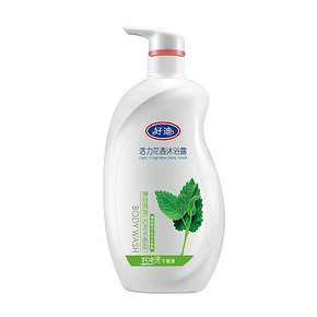 好迪 活力花香沐浴露 薄荷清爽 750ml 9.9元