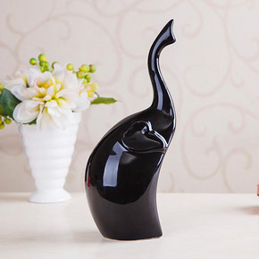 米卢思 创意陶瓷小象桌面装饰品 6.9元包邮(26.9-20券)