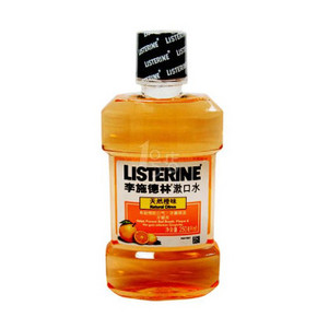 李施德林 漱口水 天然橙味 250ml 折9.8元(20.9，188-100)
