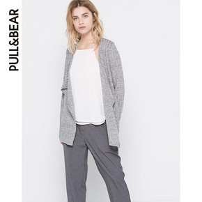 PullAndBear 女士垂坠针织外套 券后44元包邮