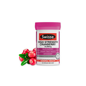 Swisse 高浓度蔓越莓胶囊25000mg 30粒 79元(2件包邮)