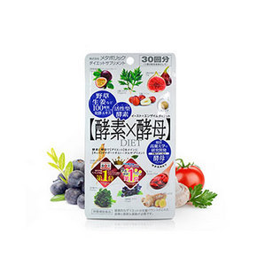 日本Metabolic 酵素x酵母 250mg*60粒*2袋 108元包邮