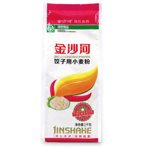 金沙河 面粉 饺子用小麦粉 饺子粉 1kg 折5.4元(买2减1)