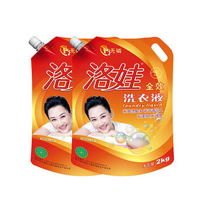 洛娃 全效洗衣液 2kg*2袋 折14.5元(买2减1)