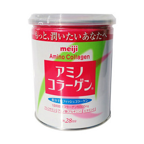 美颜圣品# 日本 明治氨基酸胶原蛋白粉200g 折32元(49，199-100)