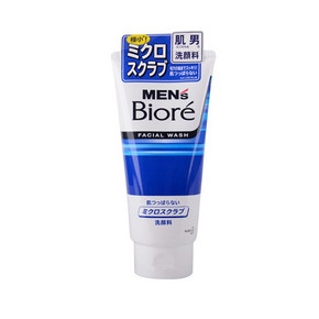 MEN's Biore 碧柔 男士细腻颗粒磨砂洗面奶 130g 19元