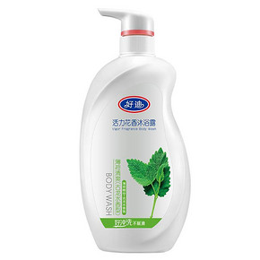 好迪 活力花香沐浴露薄荷清爽 古龙水香型 750ml 8.1元