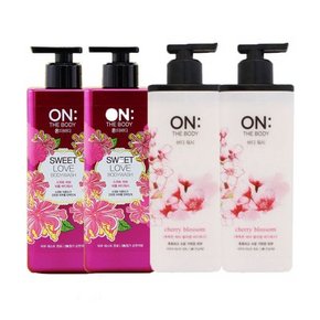 4件装#  ON THE BODY 樱花 沐浴露500ml*4瓶 约94元(99*2-30+税)