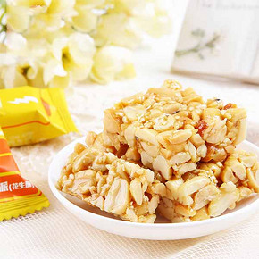 前30分钟# 黄小五 原味花生酥 米花糖 522g 19.9元包邮(29.9-10)