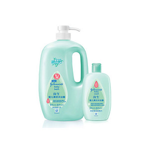 强生 婴儿无泪配方清凉沐浴露 1000ml 赠300ml 折22.4元(2件75折)