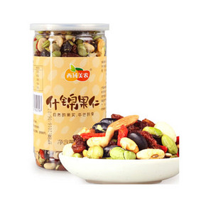 西域美农 混合什锦果仁380g*3罐 59.8元包邮(149.7-49.9-40券)