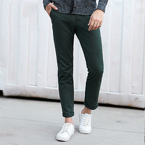 优雅型男# Heergoos 休闲纯棉长裤 39元包邮(99-60券)