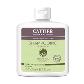 法国 cattier 矿物泥绿控油无硅洗发水 250ml 11元包邮