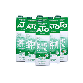 西班牙进口 艾多 超高温灭菌部分脱脂纯牛奶 1L*6盒 34.9元