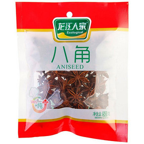 撸白菜# 龙江人家 炖肉调味料 八角大料大茴香50g 1元包邮(另有)