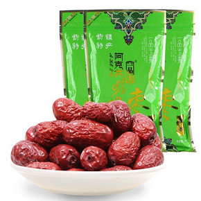 一品玉 阿克苏灰枣五星300g*3袋*2 69元(2件5折)