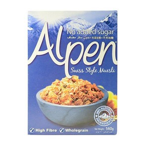 超值凑单品# Alpen 欧倍 瑞士风味燕麦干果早餐麦片 560g 8.18元(可99-50)