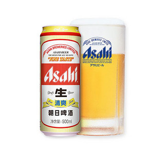 朝日啤酒 清爽罐装500ml*24罐 89元包邮(119-30)