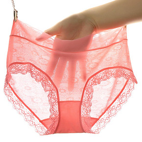 芙达儿 性感透明重要网纱内裤 5条装 14.9元包邮(29.9-15)