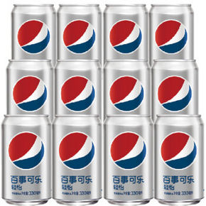 百事可乐 轻怡 330ml*12听 折18元(24.5，99-30)