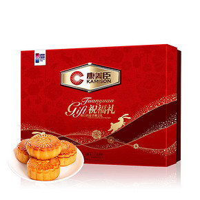 中秋好礼#康美臣  正宗广式月饼礼盒 480g 15.9元包邮(65.9-50券)