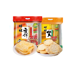 前5分钟# 旺旺仙贝540g+雪饼540g 31.8元包邮(36.8-5)