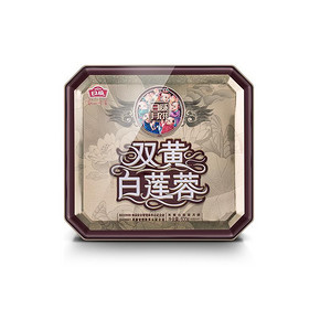 汪涵代言#日威 双蛋黄白莲蓉月饼礼盒 600g 29.9元包邮(109.9-80券)