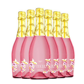 西班牙进口 宝黛·花之语 甜桃红起泡葡萄酒 750ml*6瓶 99元包邮