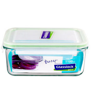 glasslock 三光云彩 钢化玻璃保鲜盒 1100ml 折19.5元(3件5折)