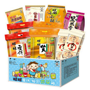 限地区# 旺旺 雪饼仙贝欢乐箱 2972g 59.9元