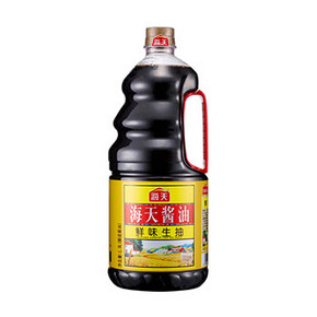 海天 美味鲜酱油 鲜味生抽1.9L  折10元(2件5折)