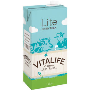 澳洲进口 Vitalife 低脂UHT牛奶 1Lx12盒 56.6元(49.9+6.7)