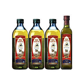 阿格利司 特级初榨橄榄油1L*3+赠500ml 折132.5元(2件5折码)