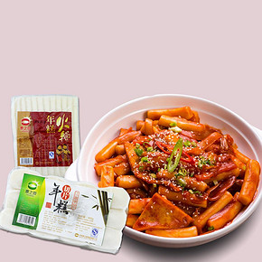 韩料必备# 惠之园 年糕组合装 800g 6.9元包邮(16.9-10券)
